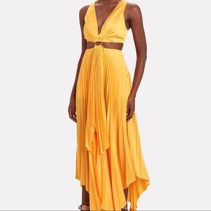 SIGNIFICANT OTHER “Eden” Cantaloupe Dress